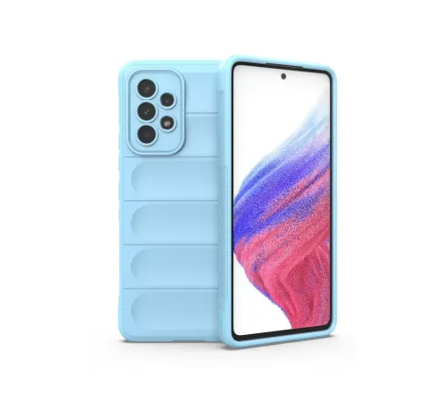 Samsung Galaxy A53 5G Kılıf Optimum Silikon - Sky Blue