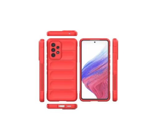 Samsung Galaxy A73 5G Kılıf Optimum Silikon - Kırmızı