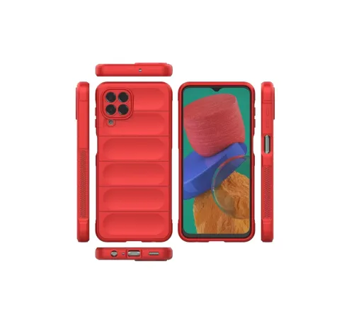 Samsung Galaxy M33 Kılıf Optimum Silikon - Kırmızı