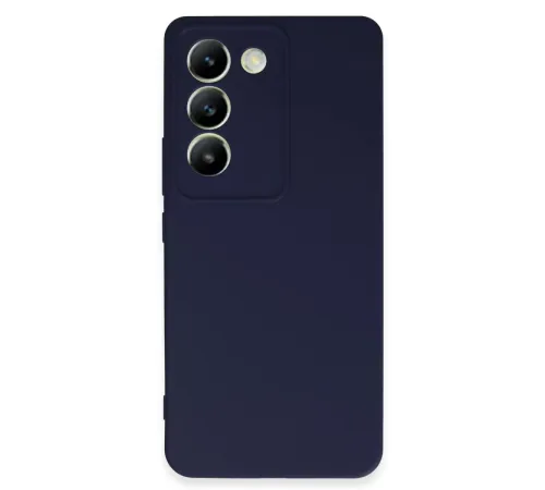 Vivo V30 Lite 4G Kılıf First Silikon - Lacivert