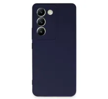 Vivo V30 Lite 4G Kılıf First Silikon - Lacivert