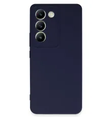 Vivo V30 Lite 4G Kılıf First Silikon - Lacivert