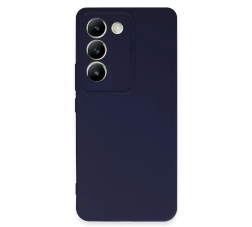 Vivo V30 Lite 4G Kılıf First Silikon - Lacivert