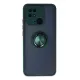 Xiaomi Poco C40 Kılıf Montreal Yüzüklü Silikon Kapak - Yeşil