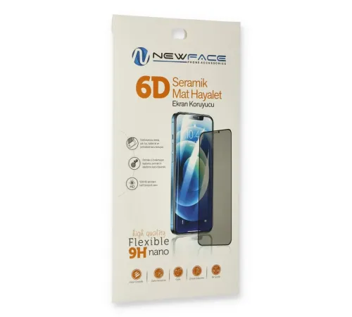 Xiaomi Poco C40 6D Mat Seramik Hayalet Nano Ekran Koruyucu