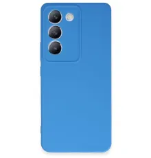 Vivo V30 Lite 4G Kılıf First Silikon - Mavi