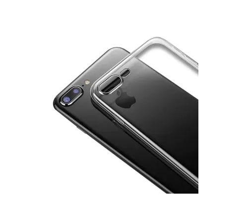 Apple iPhone 8 Plus Kılıf Lüx Şeffaf Silikon