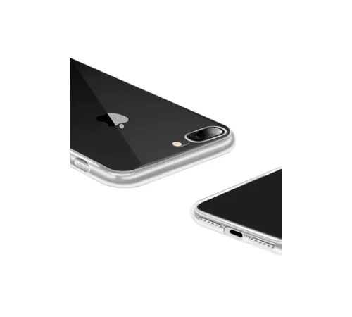 Apple iPhone 8 Plus Kılıf Lüx Şeffaf Silikon