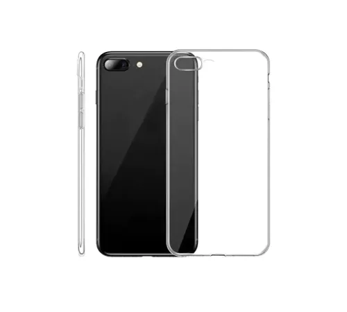 Apple iPhone 8 Plus Kılıf Lüx Şeffaf Silikon