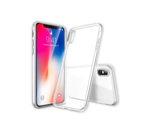 Apple iPhone X Kılıf Lüx Şeffaf Silikon