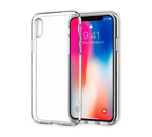 Apple iPhone X Kılıf Lüx Şeffaf Silikon