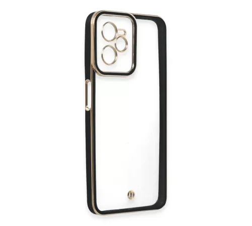 Realme C35 Kılıf Liva Lens Silikon - Siyah