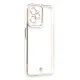 Realme C35 Kılıf Liva Lens Silikon - Beyaz