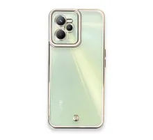Realme C35 Kılıf Liva Lens Silikon - Beyaz