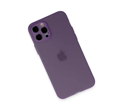 Apple iPhone 12 Pro Kılıf Puma Silikon - Koyu Mor