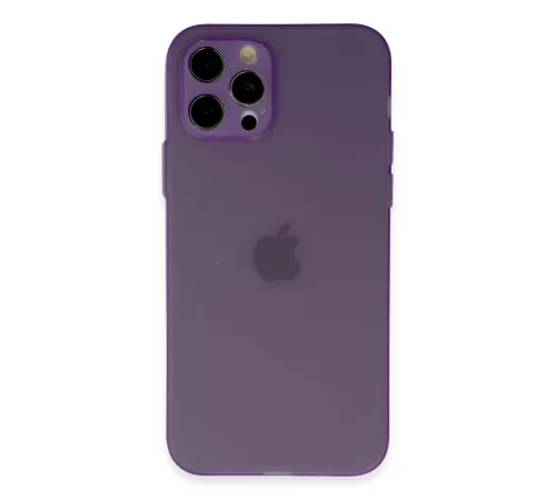Apple iPhone 12 Pro Kılıf Puma Silikon - Koyu Mor