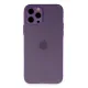 Apple iPhone 12 Pro Kılıf Puma Silikon - Koyu Mor