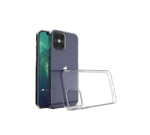 Apple iPhone 12 Kılıf Lüx Şeffaf Silikon