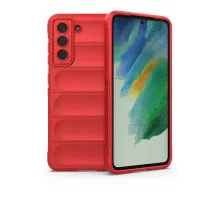 Samsung Galaxy S22 Plus Kılıf Optimum Silikon - Kırmızı