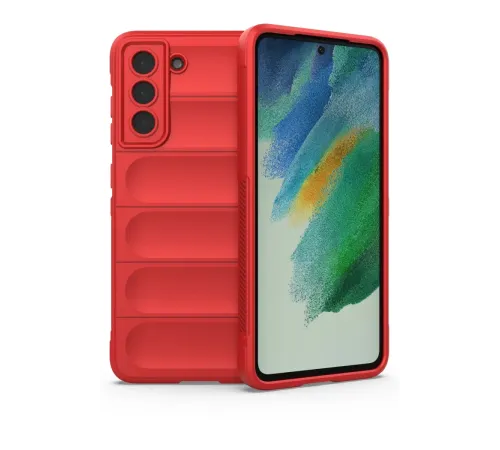 Samsung Galaxy S22 Plus Kılıf Optimum Silikon - Kırmızı
