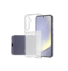 Samsung Galaxy S24 FE Kılıf Kart Şeffaf Silikon - Şeffaf