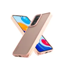 Xiaomi Redmi Note 11 Kılıf Elegant Kapak - Pudra