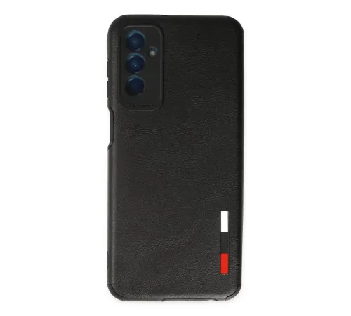 Samsung Galaxy M13 Kılıf Loop Deri Silikon - Siyah