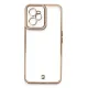 Realme C35 Kılıf Liva Lens Silikon - Pudra