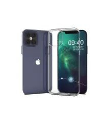 Apple iPhone 12 Pro Max Kılıf Lüx Şeffaf Silikon