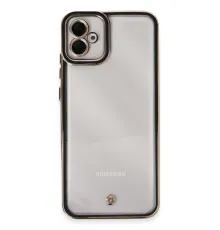 Samsung Galaxy A04E Kılıf Liva Lens Silikon - Siyah