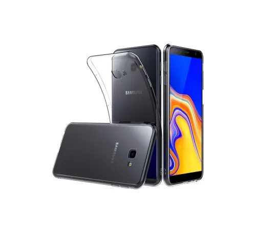 Samsung Galaxy J4 Plus Kılıf Lüx Şeffaf Silikon