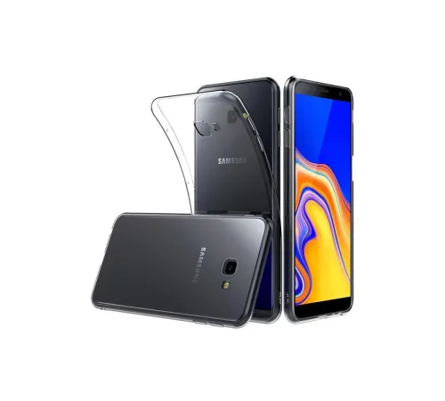 Samsung Galaxy J4 Plus Kılıf Lüx Şeffaf Silikon