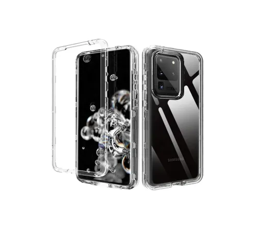 Samsung Galaxy S20 Plus Kılıf Lüx Şeffaf Silikon