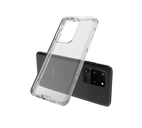Samsung Galaxy S20 Plus Kılıf Lüx Şeffaf Silikon