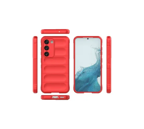 Samsung Galaxy S23 Plus Kılıf Optimum Silikon - Kırmızı