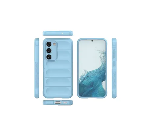 Samsung Galaxy S23 Plus Kılıf Optimum Silikon - Sky Blue