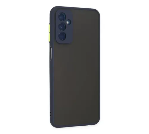 Samsung Galaxy M13 Kılıf Montreal Silikon Kapak - Lacivert