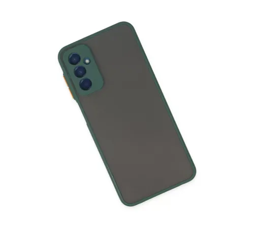 Samsung Galaxy M13 Kılıf Montreal Silikon Kapak - Yeşil