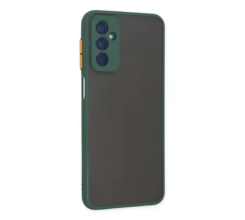 Samsung Galaxy M13 Kılıf Montreal Silikon Kapak - Yeşil
