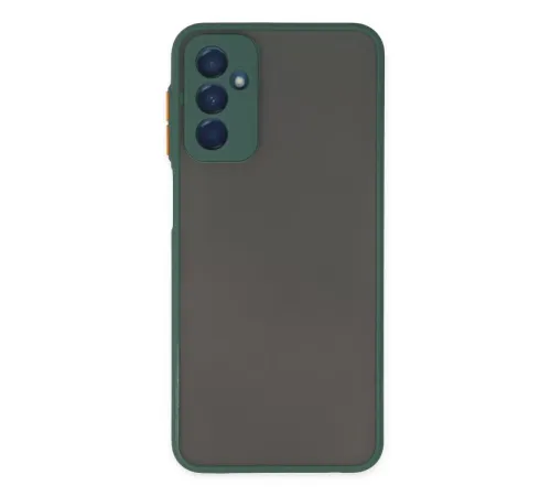 Samsung Galaxy M13 Kılıf Montreal Silikon Kapak - Yeşil