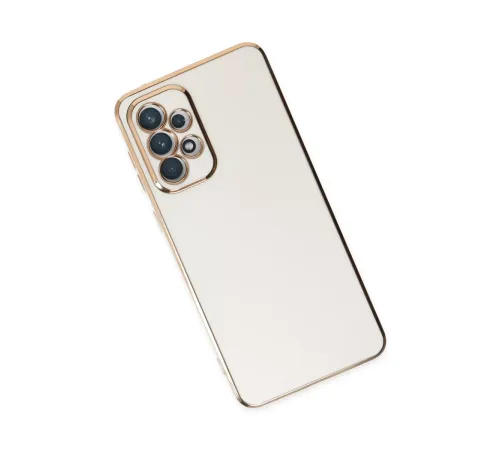 Samsung Galaxy A73 5G Kılıf Volet Silikon - Beyaz
