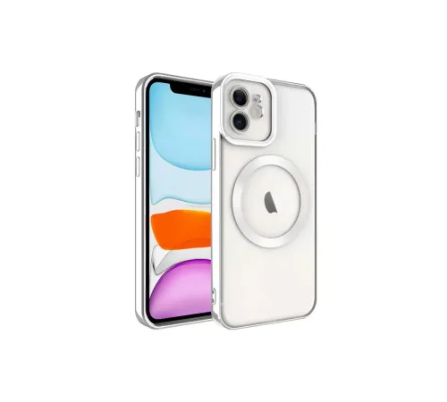 Apple iPhone 12 Kılıf Kross Magneticsafe Kapak - Titan Gri