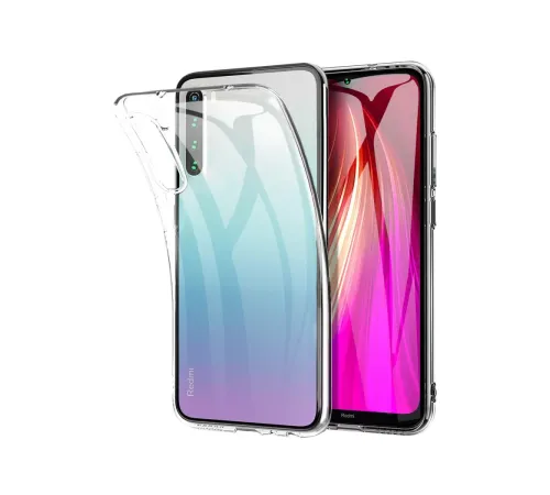 Xiaomi Redmi Note 8 Kılıf Lüx Şeffaf Silikon