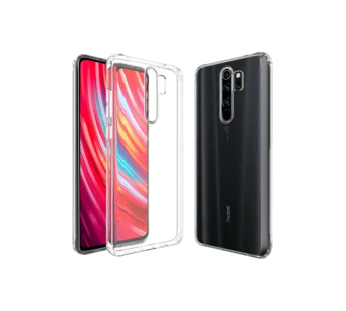 Xiaomi Redmi Note 8 Pro Kılıf Lüx Şeffaf Silikon