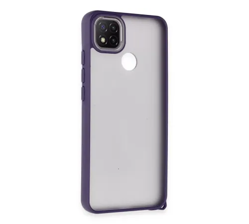 Xiaomi Redmi 9C Kılıf Elegant Kapak - Derin Mor