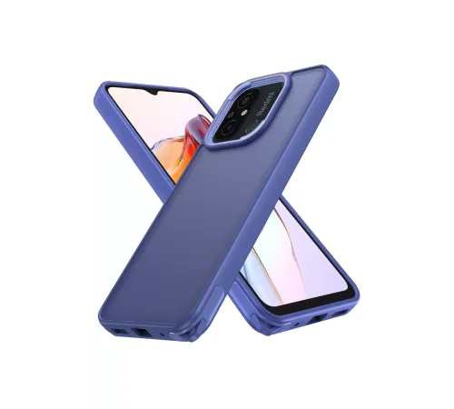 Xiaomi Redmi 12C Kılıf Elegant Kapak - Açık Mavi
