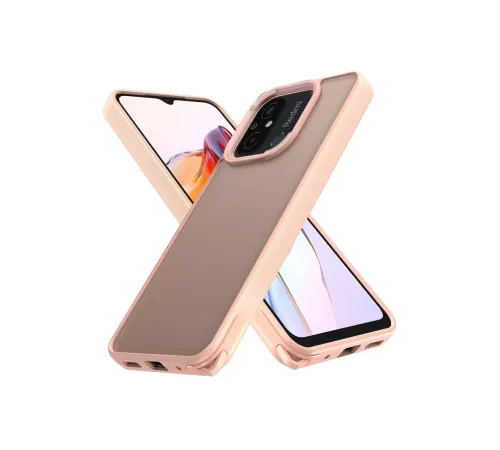 Xiaomi Redmi 12C Kılıf Elegant Kapak - Pudra