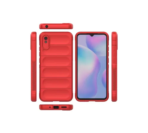 Xiaomi Redmi 9A Kılıf Optimum Silikon - Kırmızı