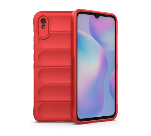 Xiaomi Redmi 9A Kılıf Optimum Silikon - Kırmızı