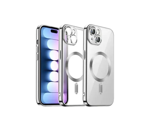Apple iPhone 13 Kılıf Kross Magneticsafe Kapak - Titan Gri